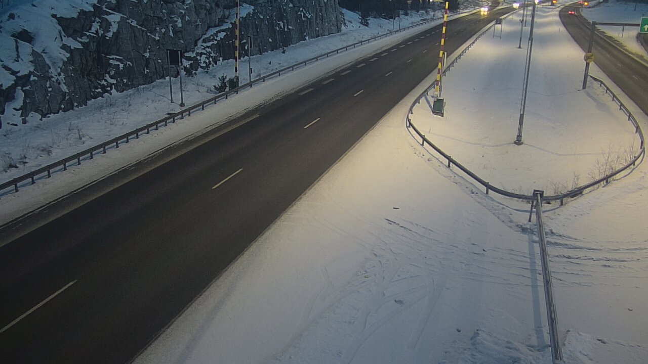 Weather Camera Image Road 1 Salo, Isokylä tunneli, boom east, Salo, Varsinais-Suomi