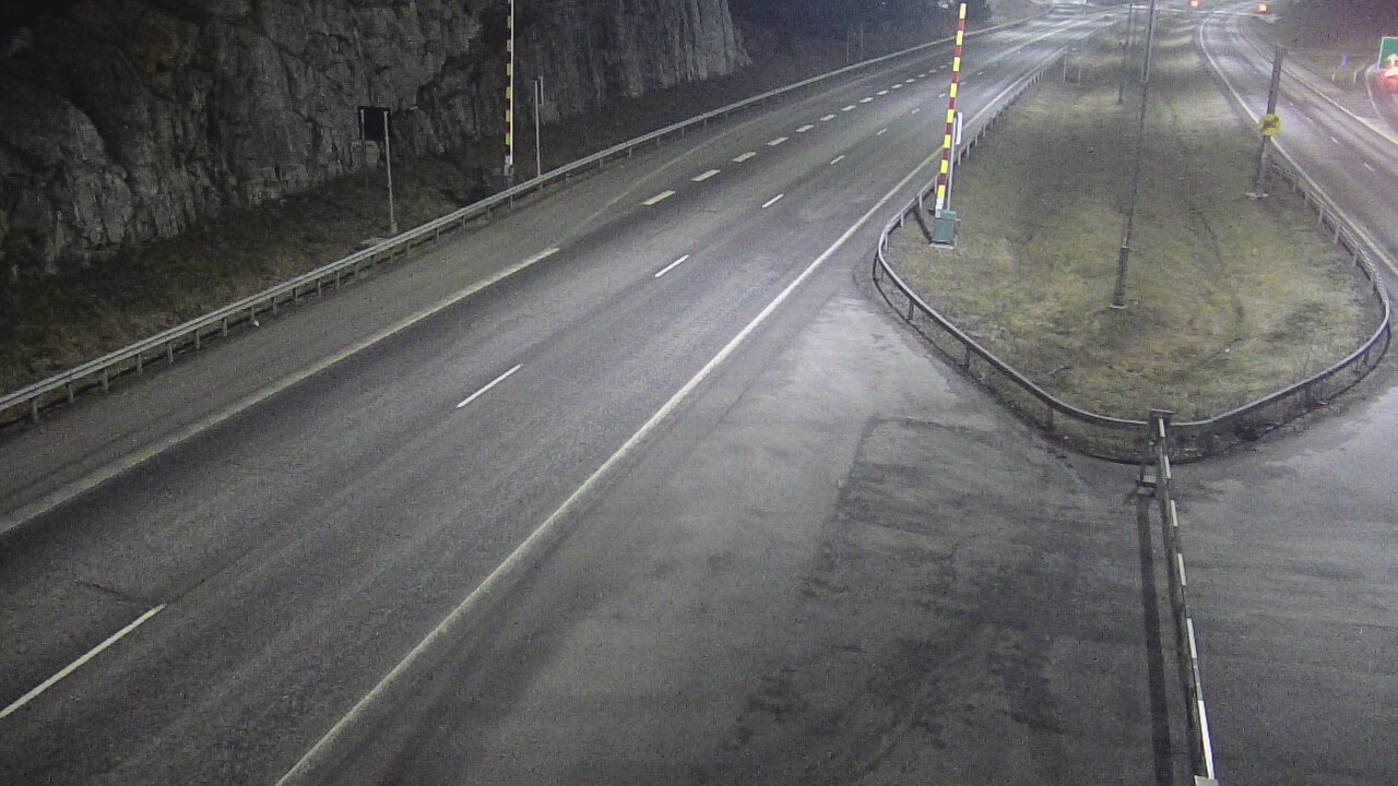 Kelikamerat Kuva Tie 1 Salo, Isokylän tunneli, puomi itä, Salo, Varsinais-Suomi