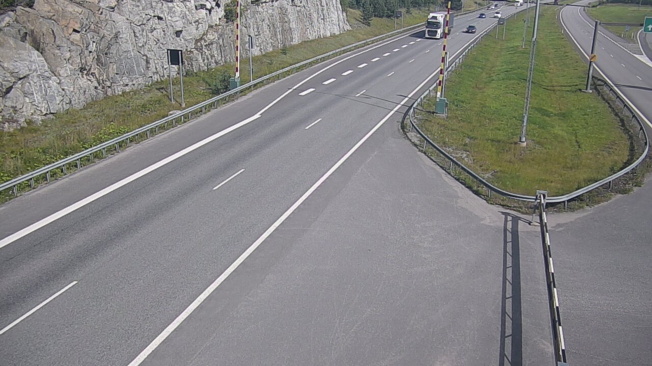 Kelikamerat Kuva Tie 1 Salo, Isokylän tunneli, puomi itä, Salo, Varsinais-Suomi