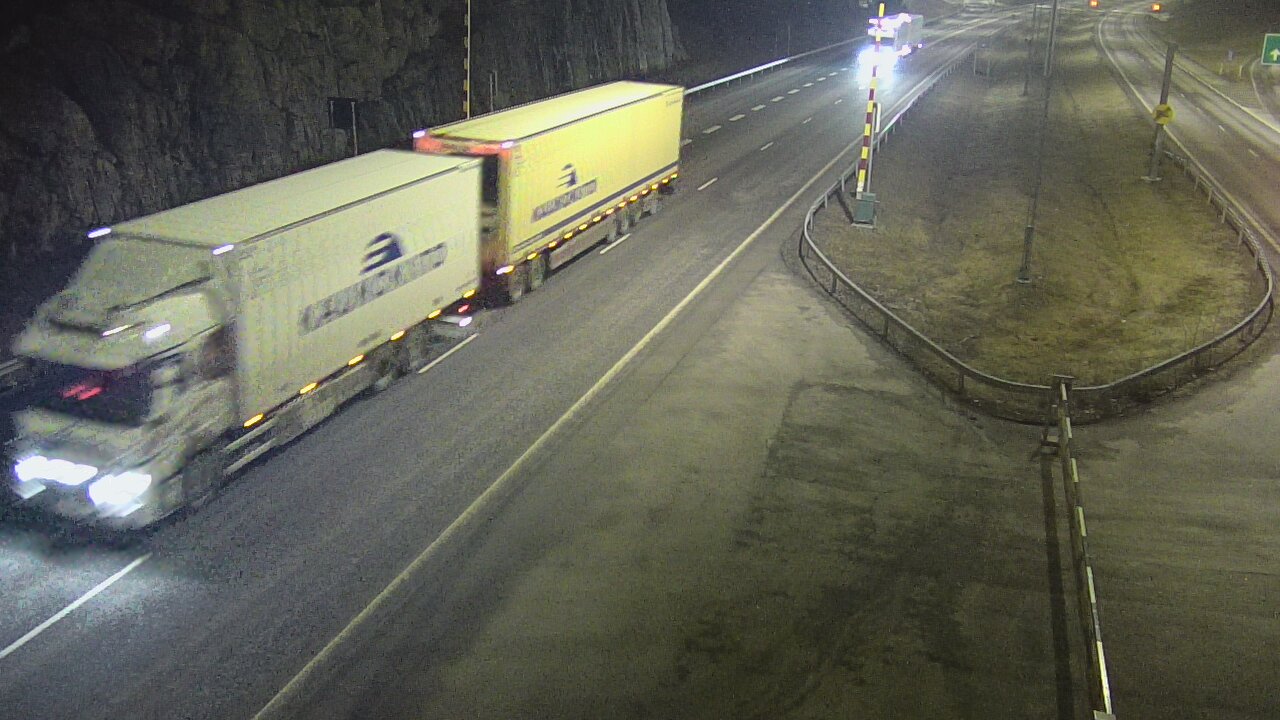 Kelikamerat Kuva Tie 1 Salo, Isokylän tunneli, puomi itä, Salo, Varsinais-Suomi