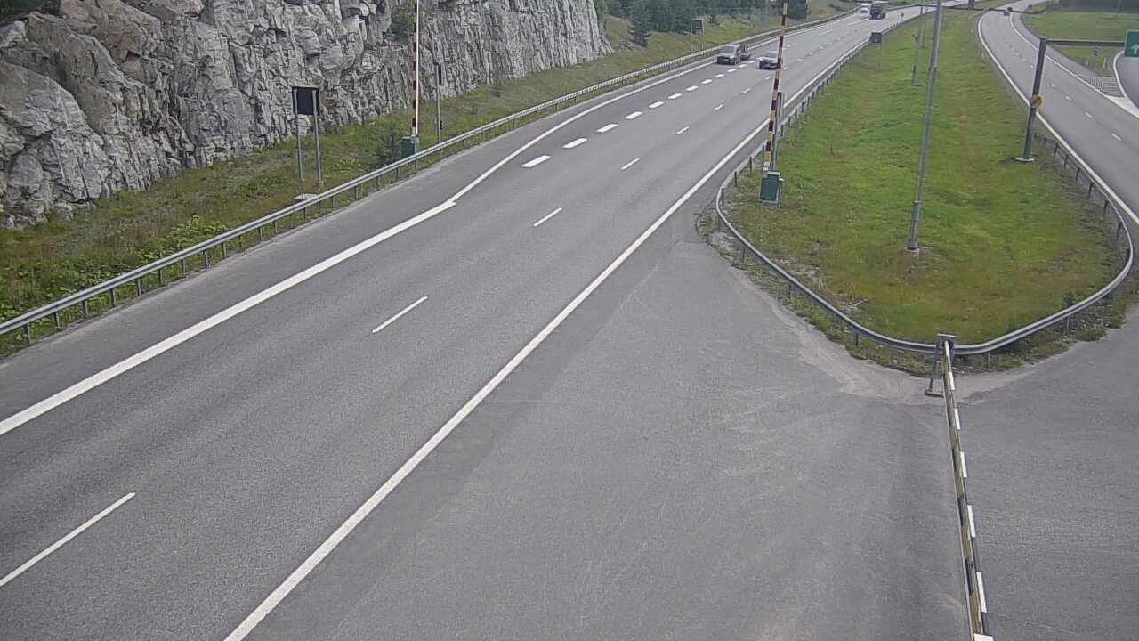 Kelikamerat Kuva Tie 1 Salo, Isokylän tunneli, puomi itä, Salo, Varsinais-Suomi