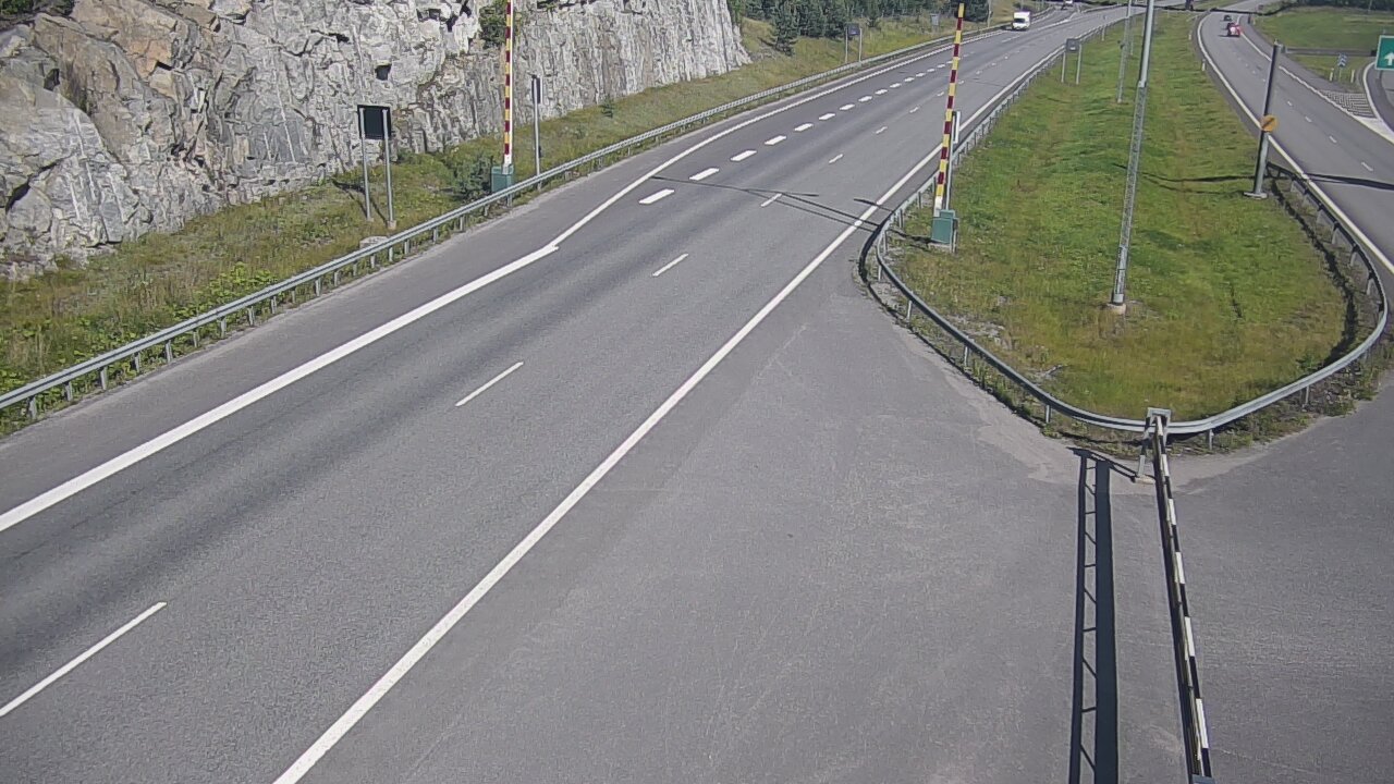 Kelikamerat Kuva Tie 1 Salo, Isokylän tunneli, puomi itä, Salo, Varsinais-Suomi