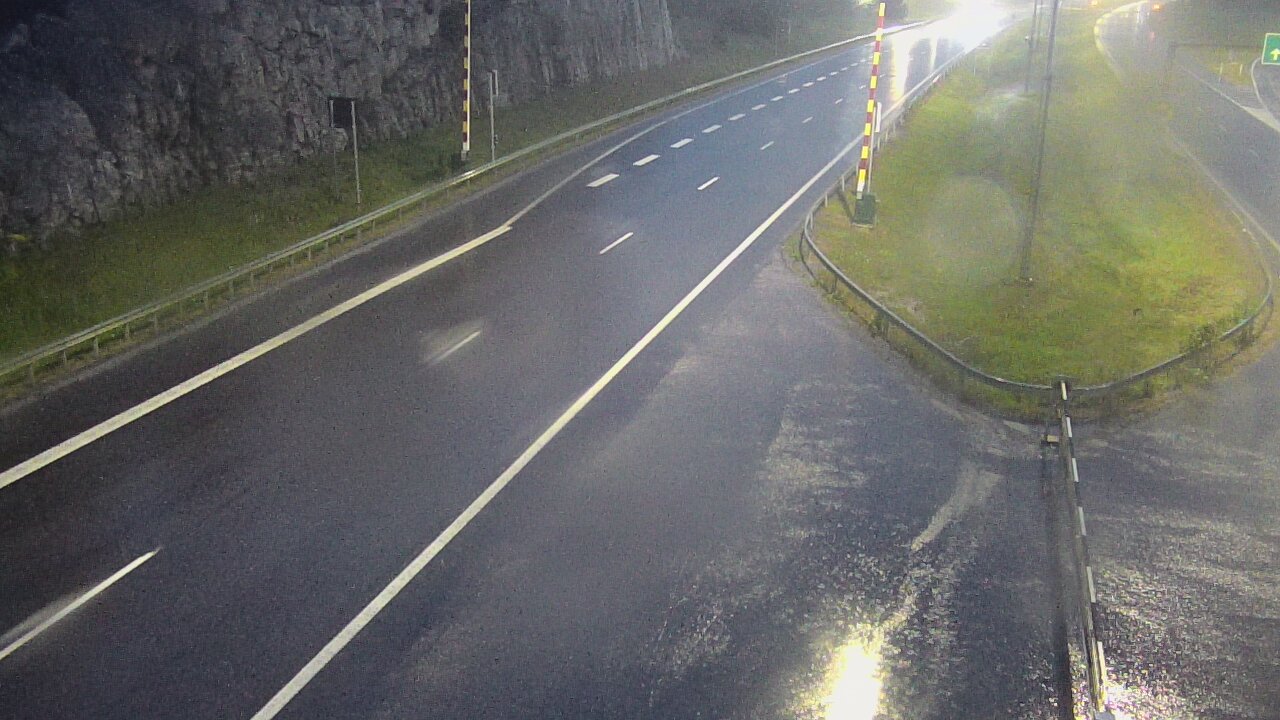 Kelikamerat Kuva Tie 1 Salo, Isokylän tunneli, puomi itä, Salo, Varsinais-Suomi