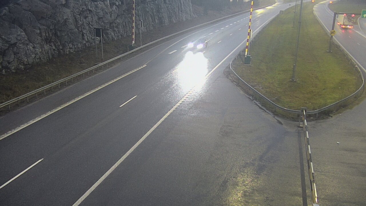 Weather Camera Image Väg 1 Salo, Isokylän tunneli, bom öst, Salo, Varsinais-Suomi