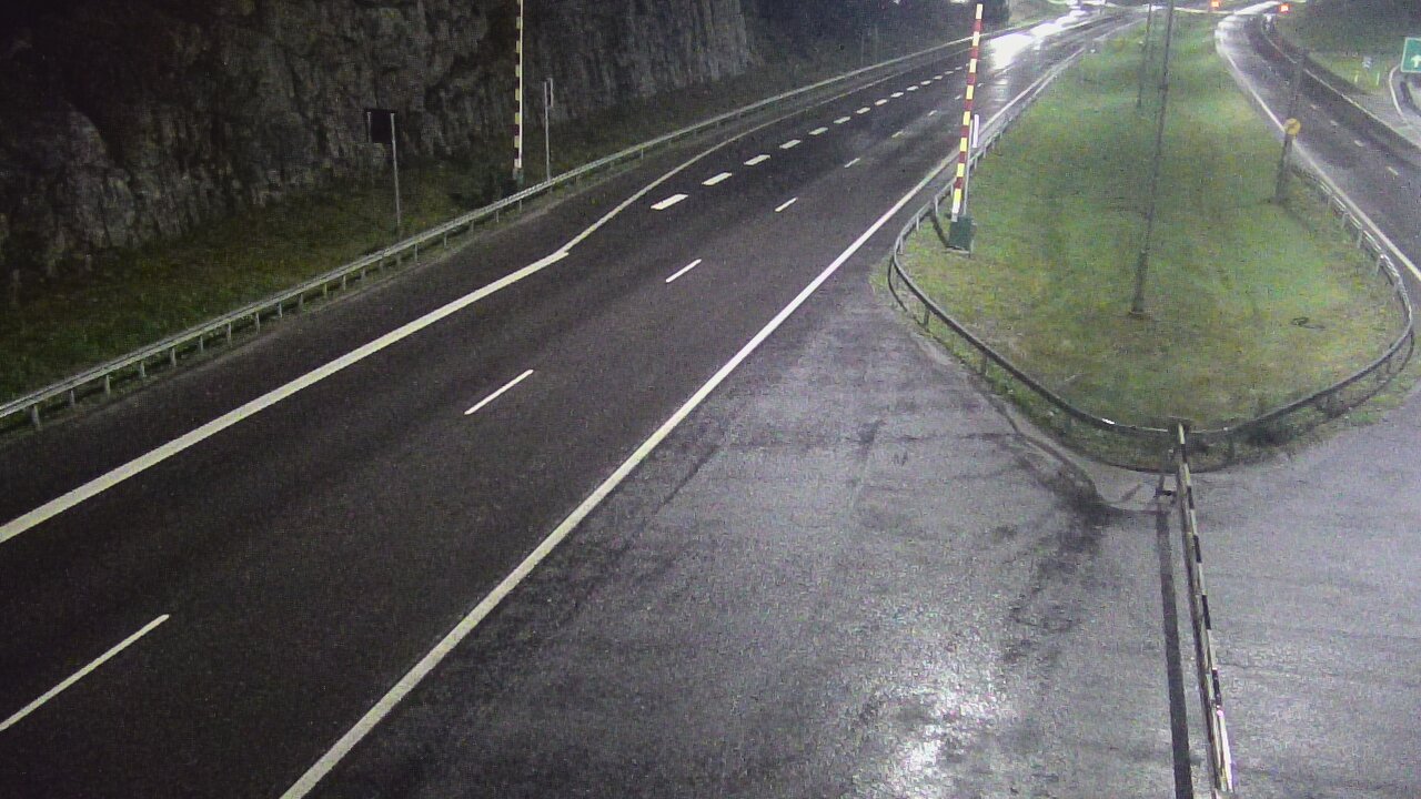 Kelikamerat Kuva Tie 1 Salo, Isokylän tunneli, puomi itä, Salo, Varsinais-Suomi