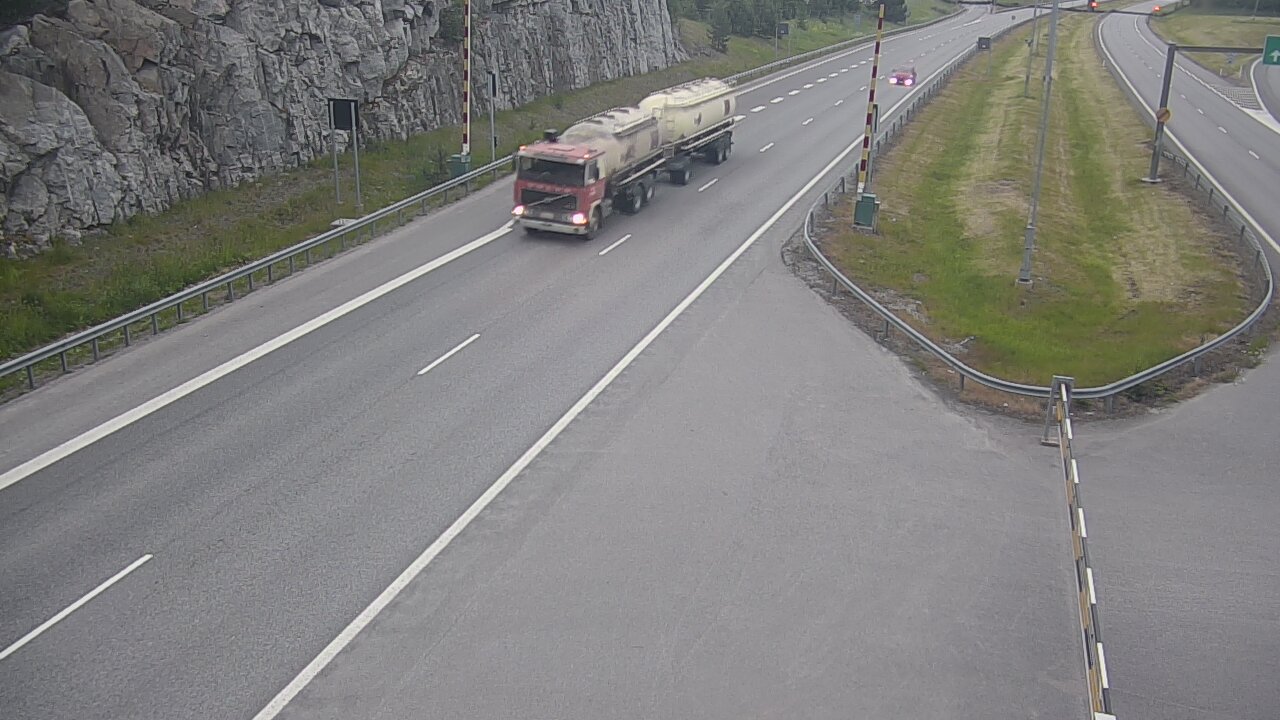 Kelikamerat Kuva Tie 1 Salo, Isokylän tunneli, puomi itä, Salo, Varsinais-Suomi