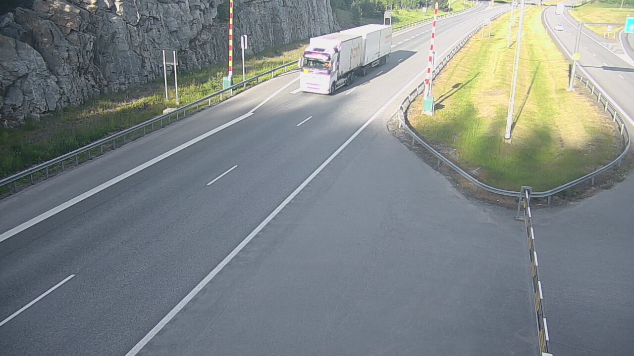 Kelikamerat Kuva Tie 1 Salo, Isokylän tunneli, puomi itä, Salo, Varsinais-Suomi