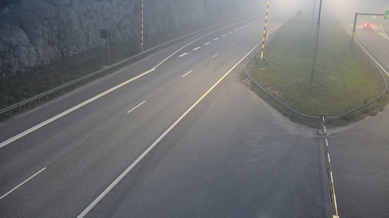 Kelikamerat Kuva Tie 1 Salo, Isokylän tunneli, puomi itä, Salo, Varsinais-Suomi