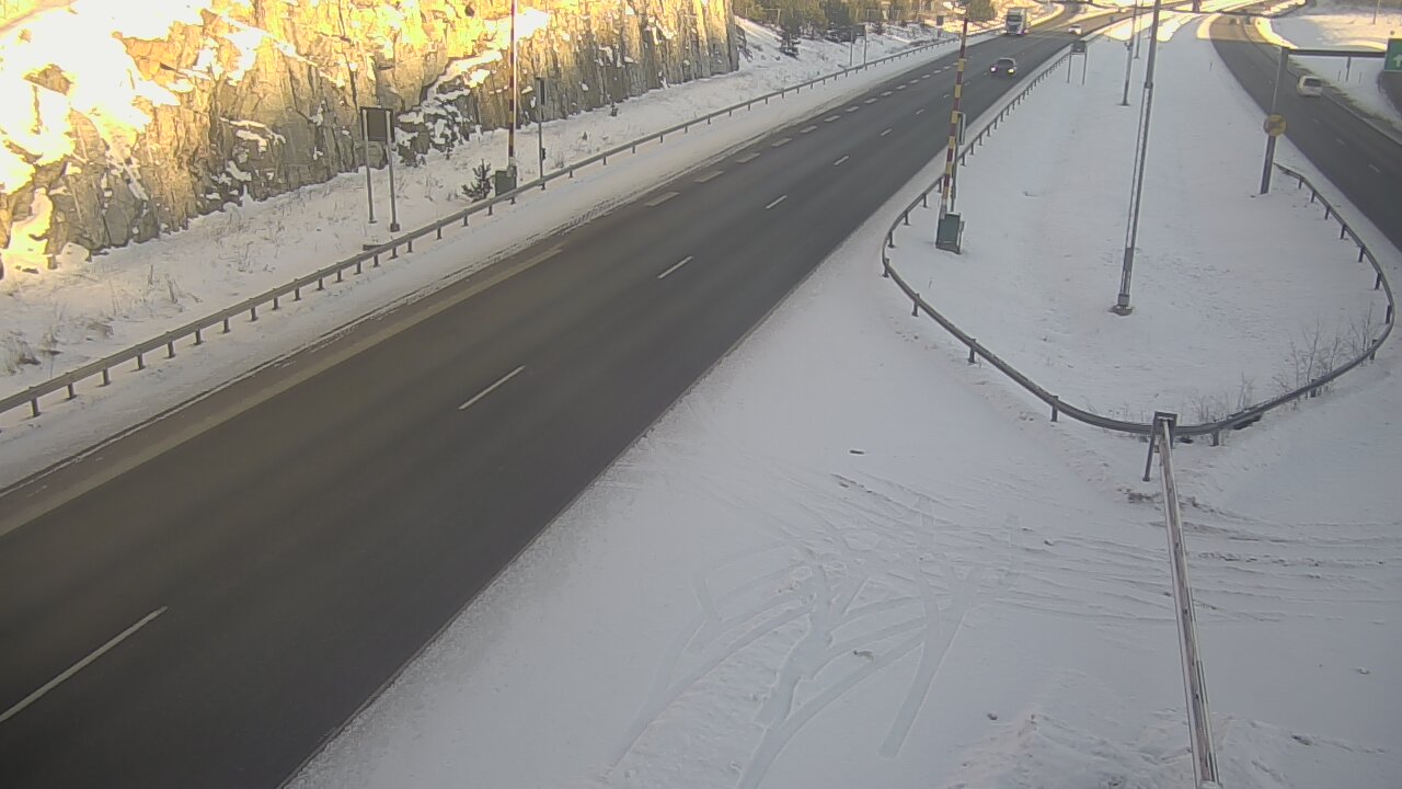 Weather Camera Image Road 1 Salo, Isokylä tunneli, boom east, Salo, Varsinais-Suomi