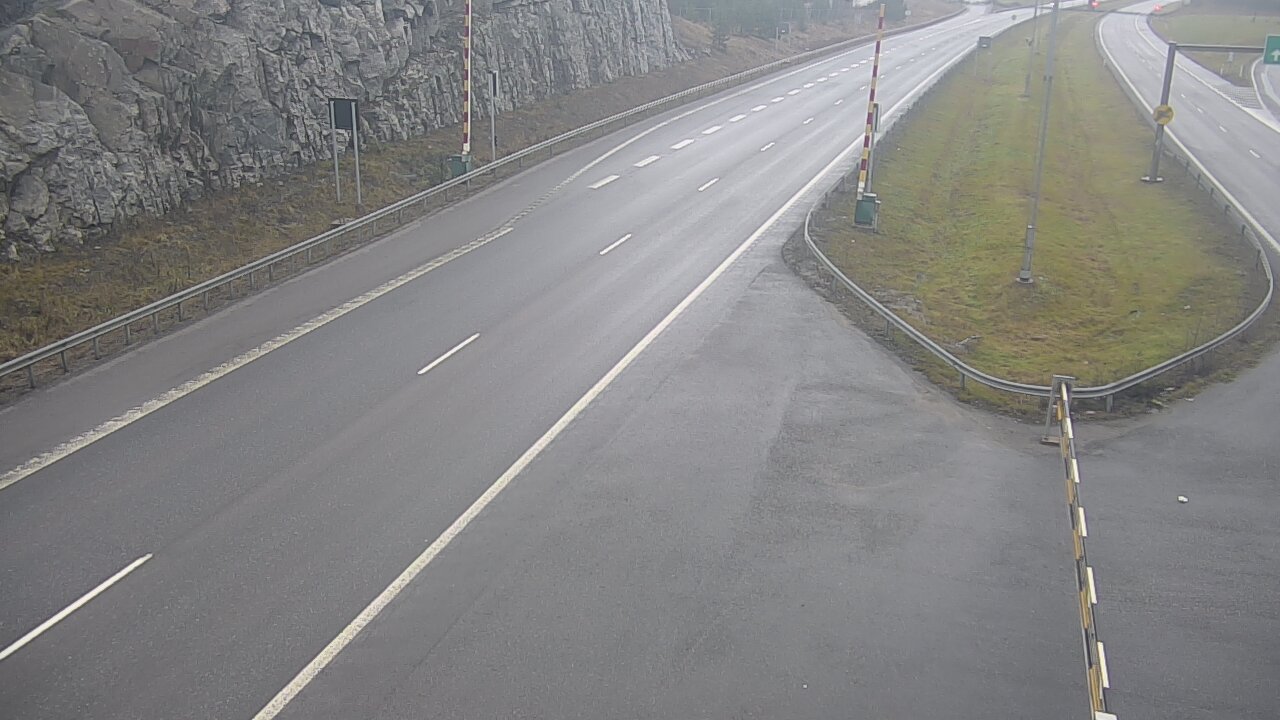 Weather Camera Image Väg 1 Salo, Isokylän tunneli, bom öst, Salo, Varsinais-Suomi