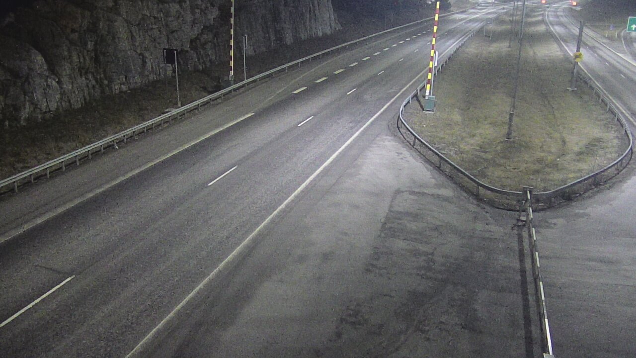 Kelikamerat Kuva Tie 1 Salo, Isokylän tunneli, puomi itä, Salo, Varsinais-Suomi