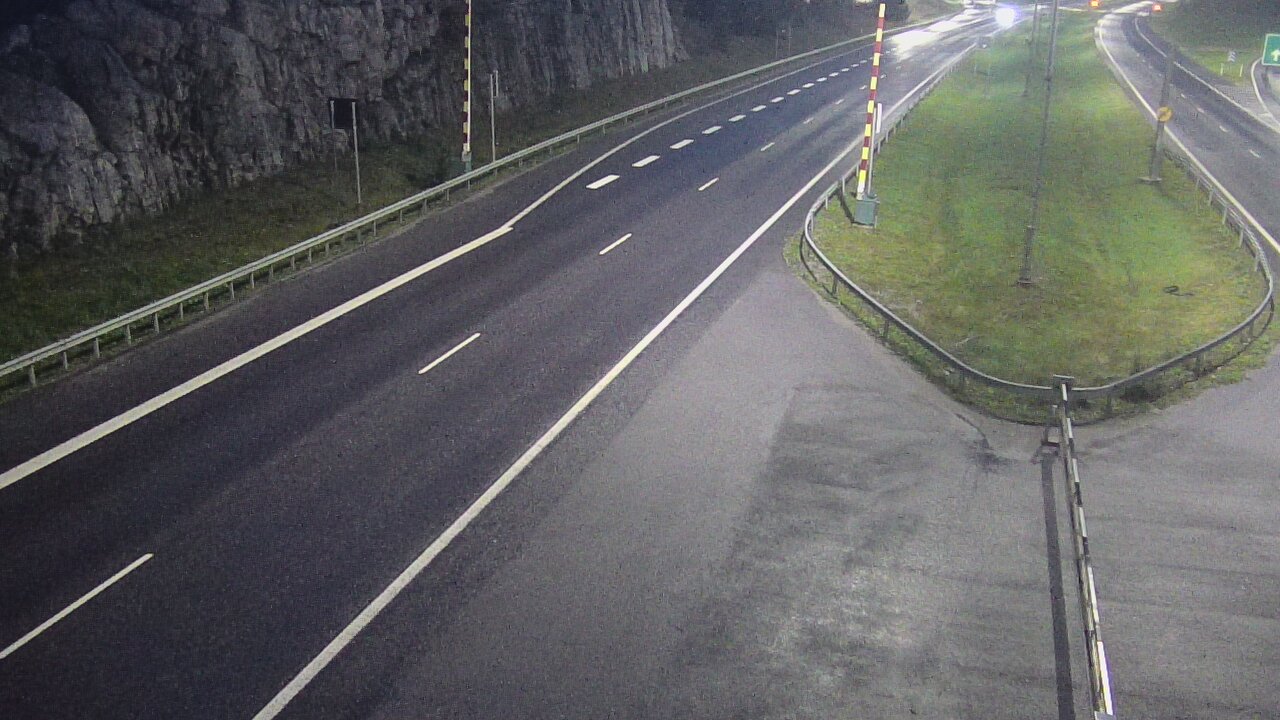 Kelikamerat Kuva Tie 1 Salo, Isokylän tunneli, puomi itä, Salo, Varsinais-Suomi