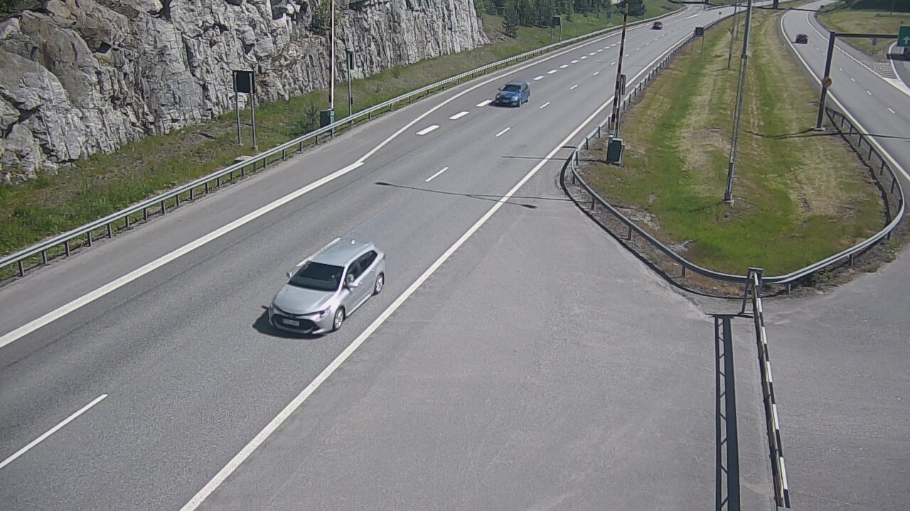 Kelikamerat Kuva Tie 1 Salo, Isokylän tunneli, puomi itä, Salo, Varsinais-Suomi