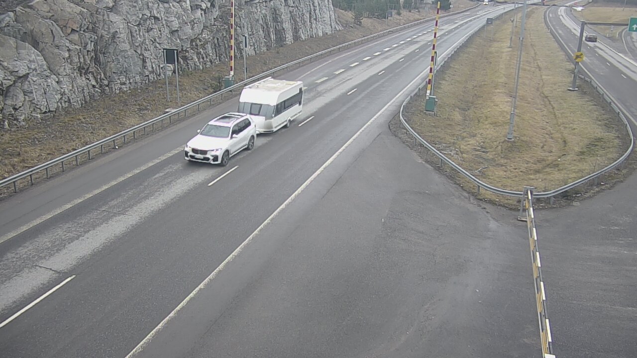 Weather Camera Image Road 1 Salo, Isokylä tunneli, boom east, Salo, Varsinais-Suomi