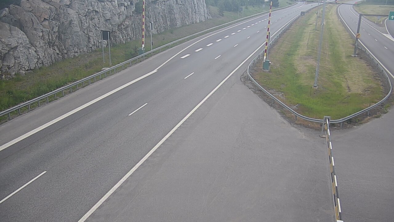 Kelikamerat Kuva Tie 1 Salo, Isokylän tunneli, puomi itä, Salo, Varsinais-Suomi