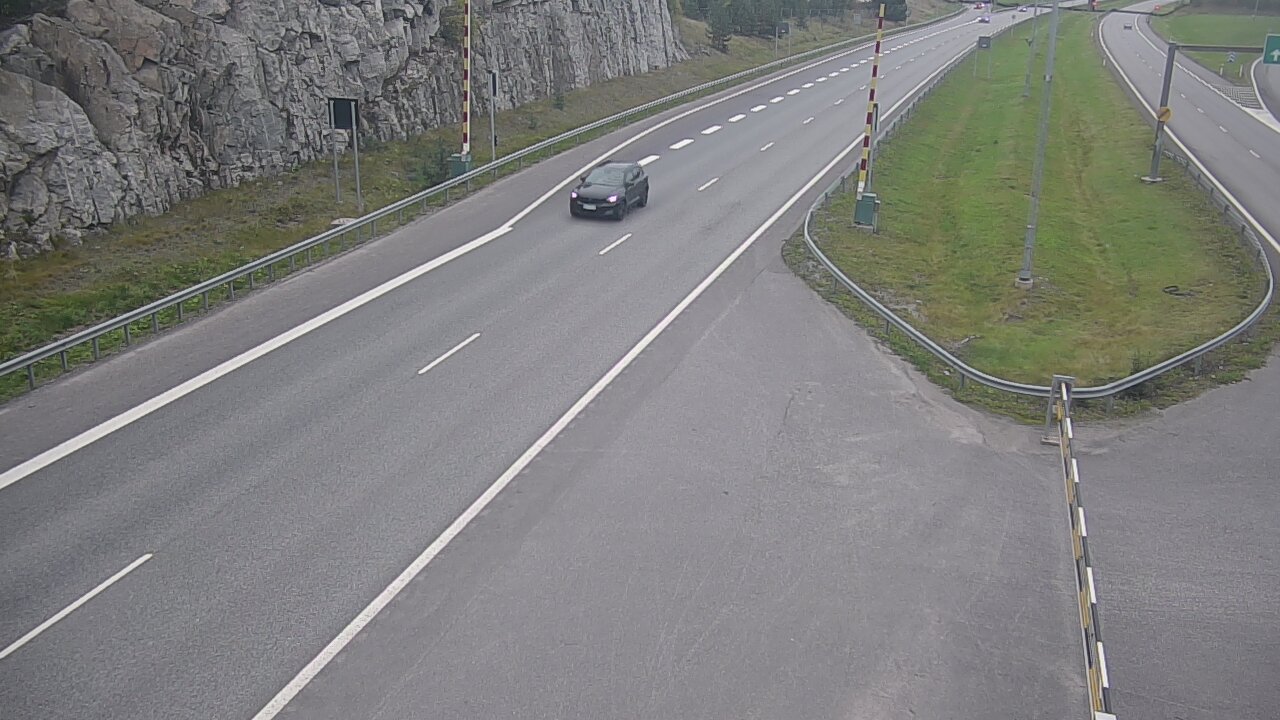 Kelikamerat Kuva Tie 1 Salo, Isokylän tunneli, puomi itä, Salo, Varsinais-Suomi