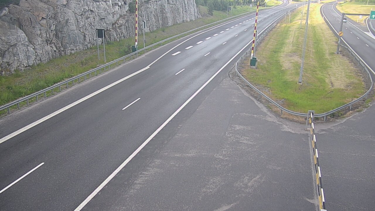 Kelikamerat Kuva Tie 1 Salo, Isokylän tunneli, puomi itä, Salo, Varsinais-Suomi