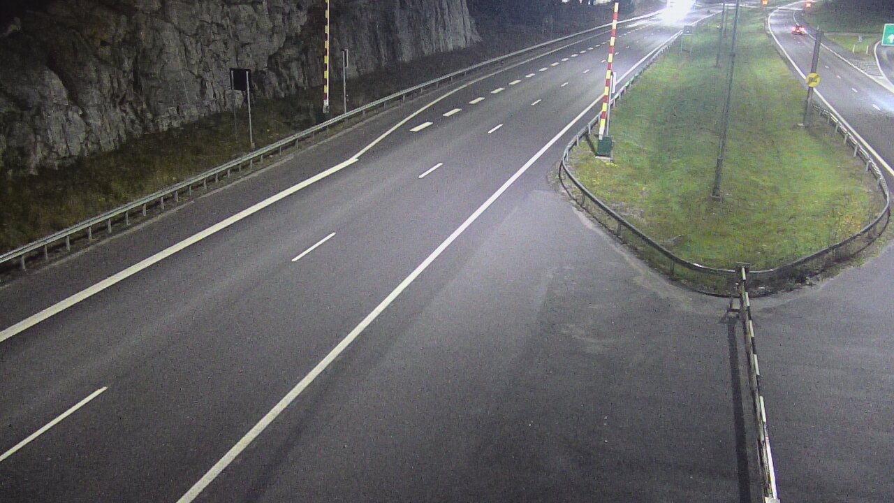 Kelikamerat Kuva Tie 1 Salo, Isokylän tunneli, puomi itä, Salo, Varsinais-Suomi