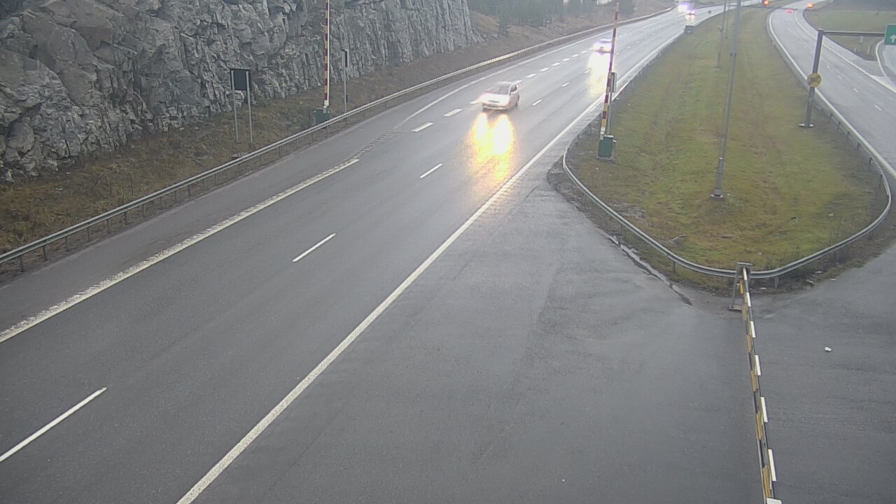 Weather Camera Image Väg 1 Salo, Isokylän tunneli, bom öst, Salo, Varsinais-Suomi