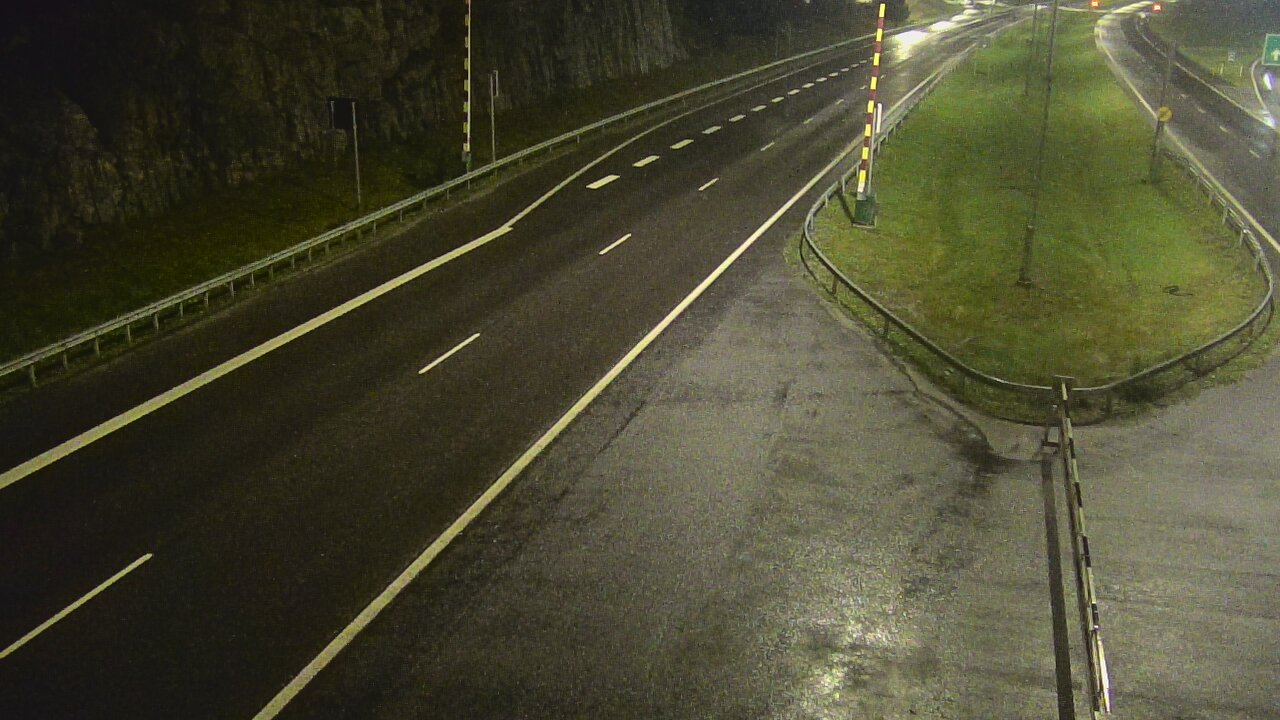 Kelikamerat Kuva Tie 1 Salo, Isokylän tunneli, puomi itä, Salo, Varsinais-Suomi