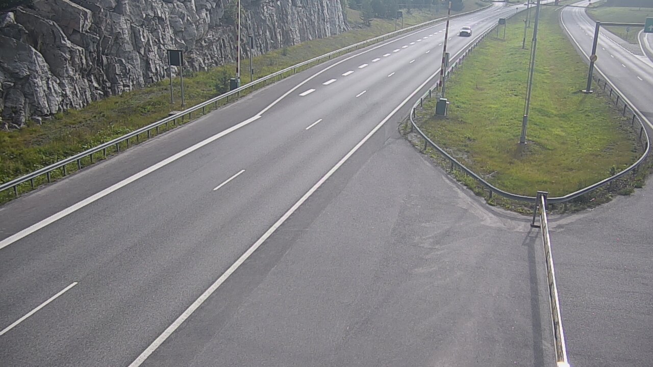 Kelikamerat Kuva Tie 1 Salo, Isokylän tunneli, puomi itä, Salo, Varsinais-Suomi