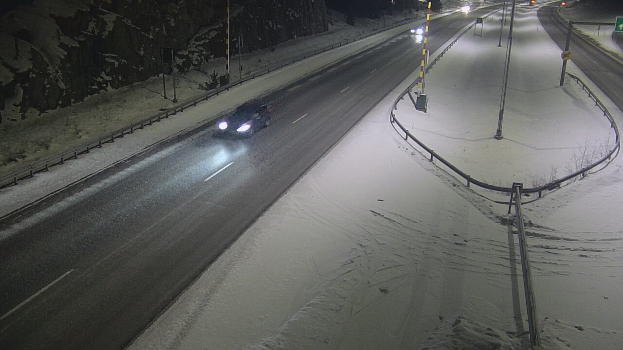 Kelikamerat Kuva Tie 1 Salo, Isokylän tunneli, puomi itä, Salo, Varsinais-Suomi