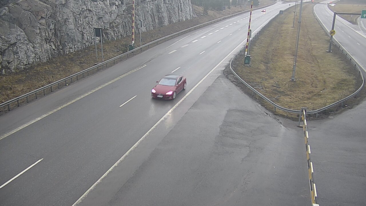 Weather Camera Image Road 1 Salo, Isokylä tunneli, boom east, Salo, Varsinais-Suomi