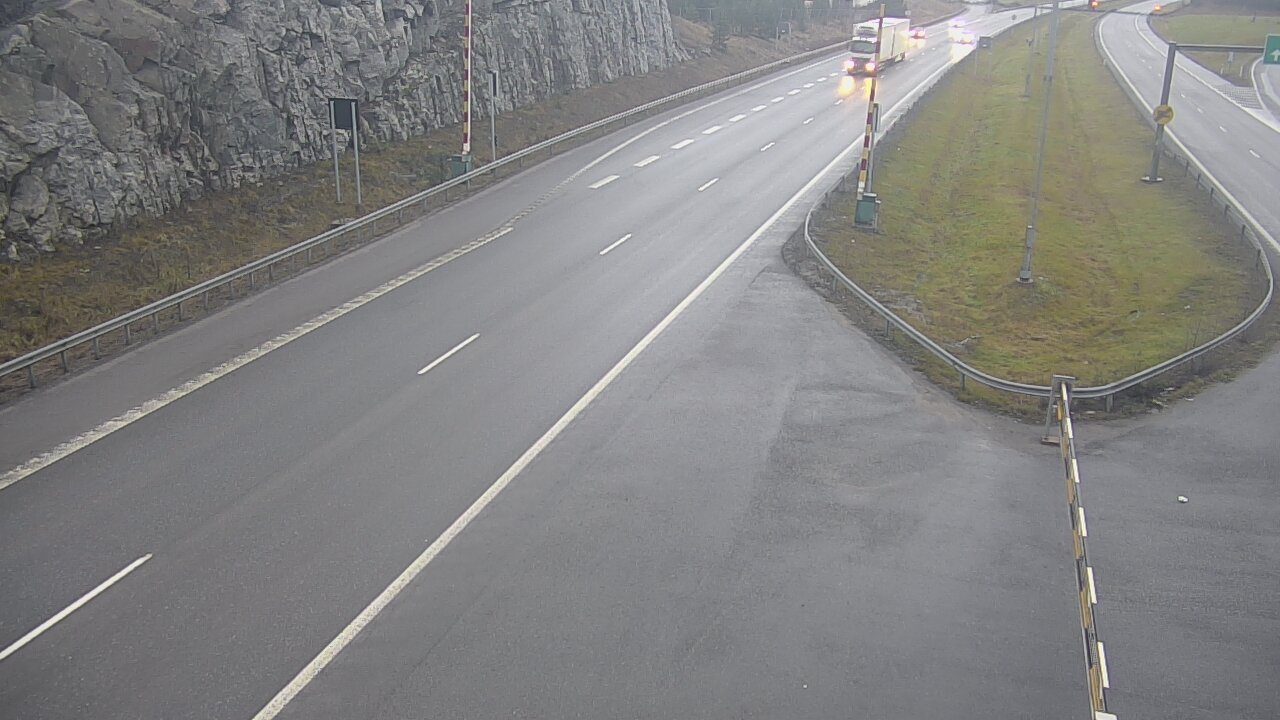 Weather Camera Image Väg 1 Salo, Isokylän tunneli, bom öst, Salo, Varsinais-Suomi