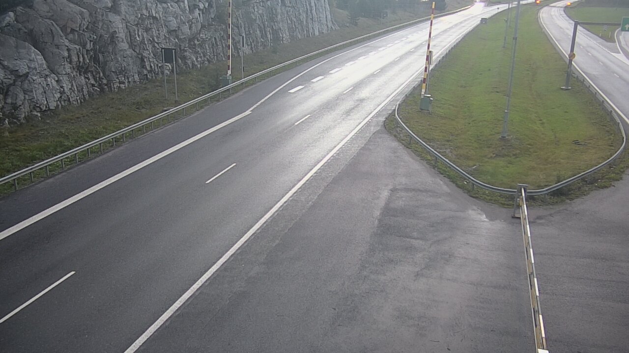 Kelikamerat Kuva Tie 1 Salo, Isokylän tunneli, puomi itä, Salo, Varsinais-Suomi