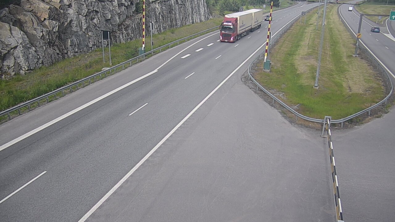 Kelikamerat Kuva Tie 1 Salo, Isokylän tunneli, puomi itä, Salo, Varsinais-Suomi