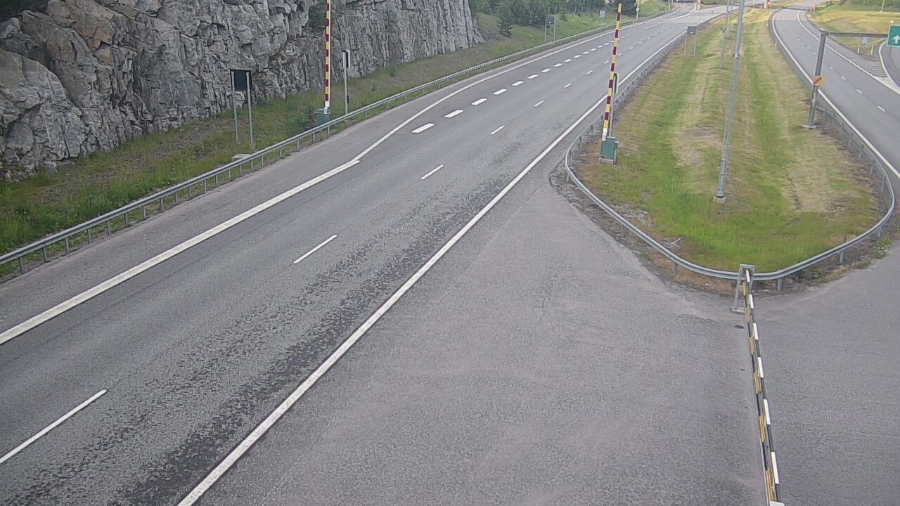 Kelikamerat Kuva Tie 1 Salo, Isokylän tunneli, puomi itä, Salo, Varsinais-Suomi