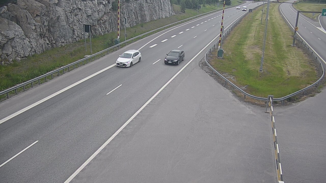 Weather Camera Image Väg 1 Salo, Isokylän tunneli, bom öst, Salo, Varsinais-Suomi