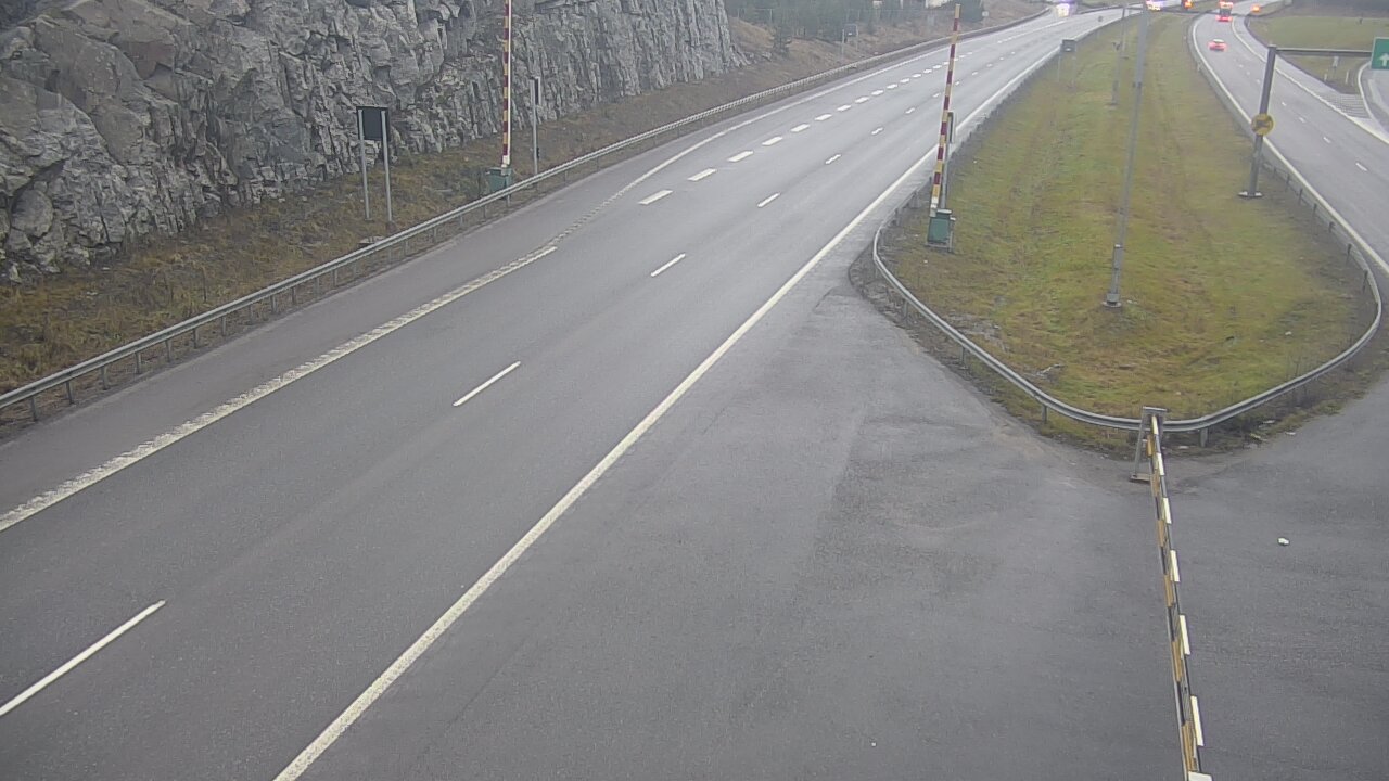 Weather Camera Image Väg 1 Salo, Isokylän tunneli, bom öst, Salo, Varsinais-Suomi