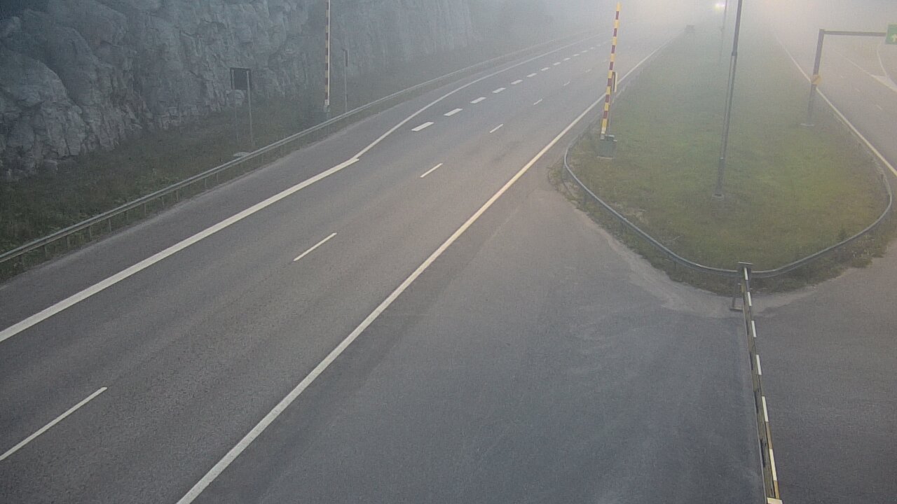 Kelikamerat Kuva Tie 1 Salo, Isokylän tunneli, puomi itä, Salo, Varsinais-Suomi