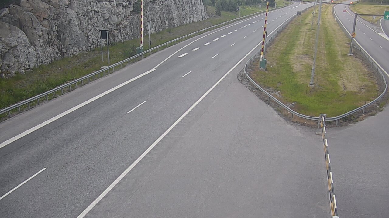 Kelikamerat Kuva Tie 1 Salo, Isokylän tunneli, puomi itä, Salo, Varsinais-Suomi