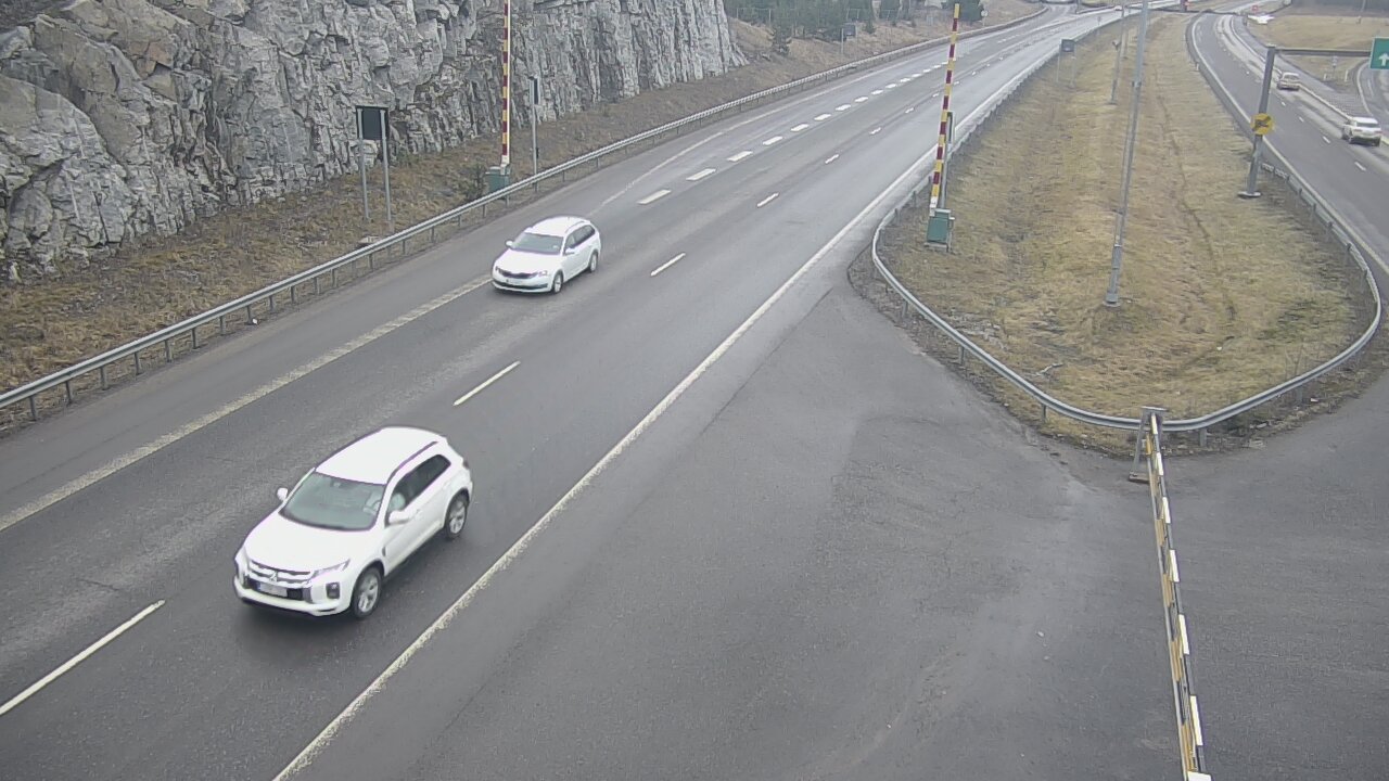 Weather Camera Image Road 1 Salo, Isokylä tunneli, boom east, Salo, Varsinais-Suomi
