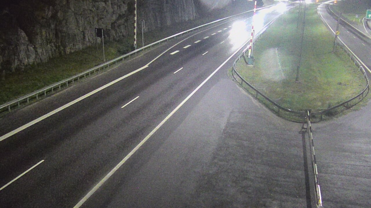 Kelikamerat Kuva Tie 1 Salo, Isokylän tunneli, puomi itä, Salo, Varsinais-Suomi