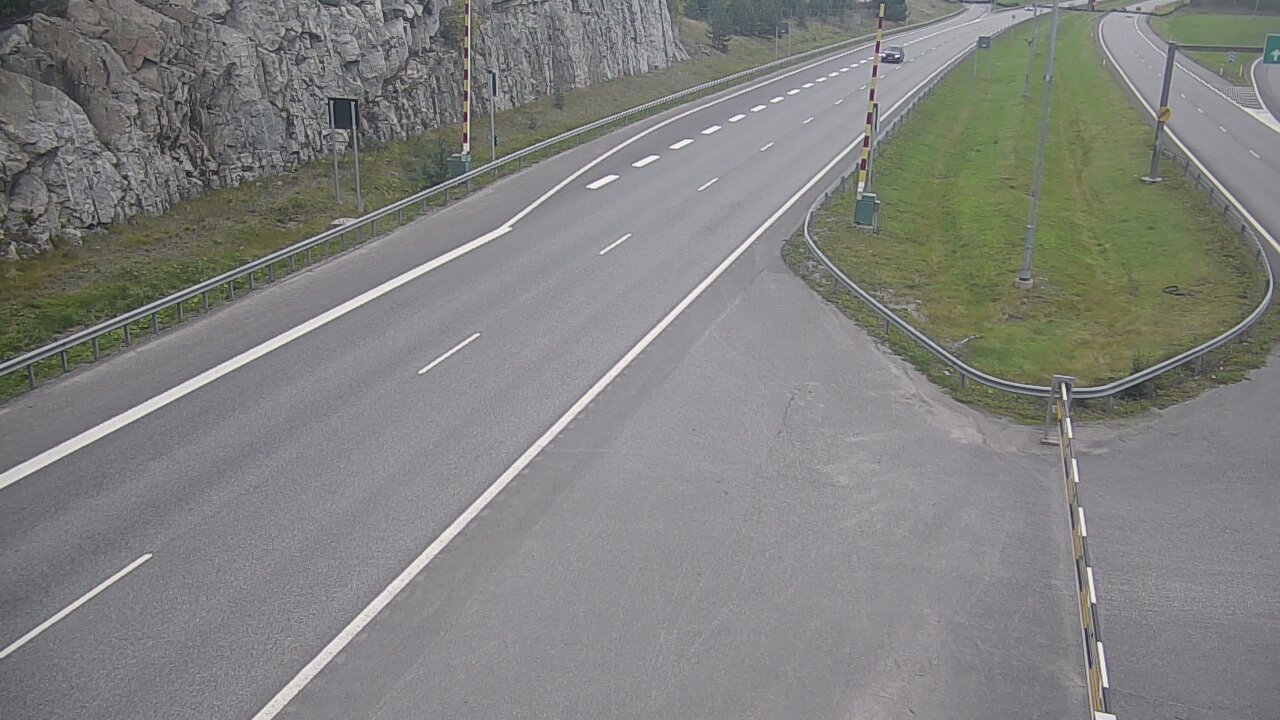 Kelikamerat Kuva Tie 1 Salo, Isokylän tunneli, puomi itä, Salo, Varsinais-Suomi