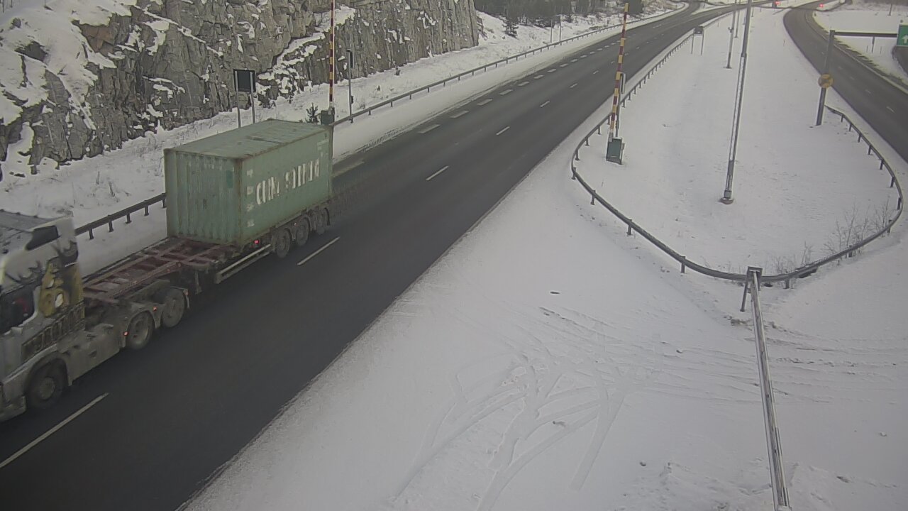 Weather Camera Image Road 1 Salo, Isokylä tunneli, boom east, Salo, Varsinais-Suomi