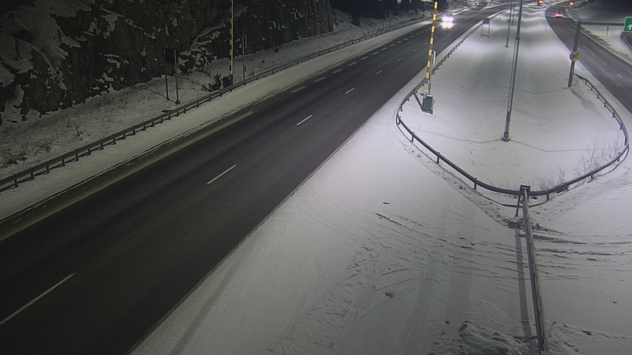 Weather Camera Image Väg 1 Salo, Isokylän tunneli, bom öst, Salo, Varsinais-Suomi