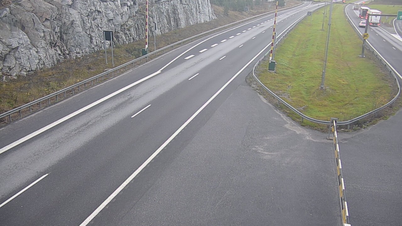 Kelikamerat Kuva Tie 1 Salo, Isokylän tunneli, puomi itä, Salo, Varsinais-Suomi