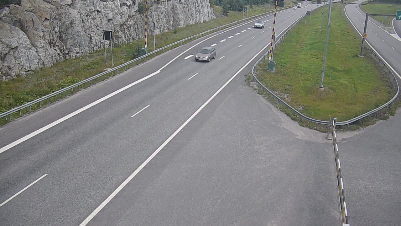 Kelikamerat Kuva Tie 1 Salo, Isokylän tunneli, puomi itä, Salo, Varsinais-Suomi