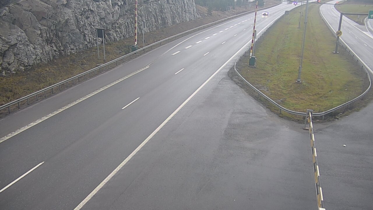 Weather Camera Image Väg 1 Salo, Isokylän tunneli, bom öst, Salo, Varsinais-Suomi