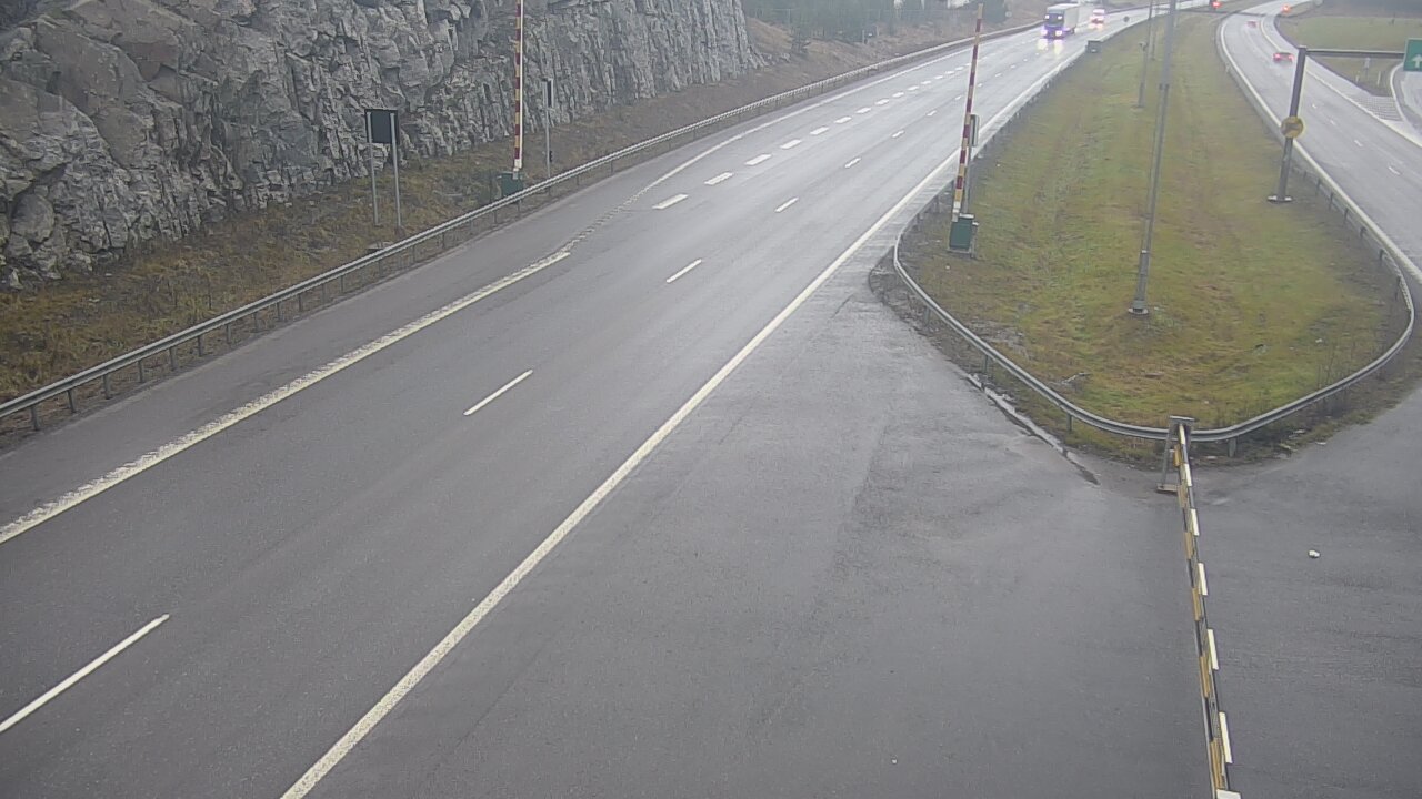 Weather Camera Image Väg 1 Salo, Isokylän tunneli, bom öst, Salo, Varsinais-Suomi