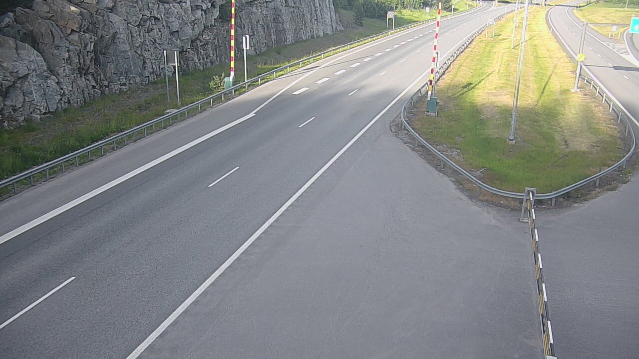 Kelikamerat Kuva Tie 1 Salo, Isokylän tunneli, puomi itä, Salo, Varsinais-Suomi