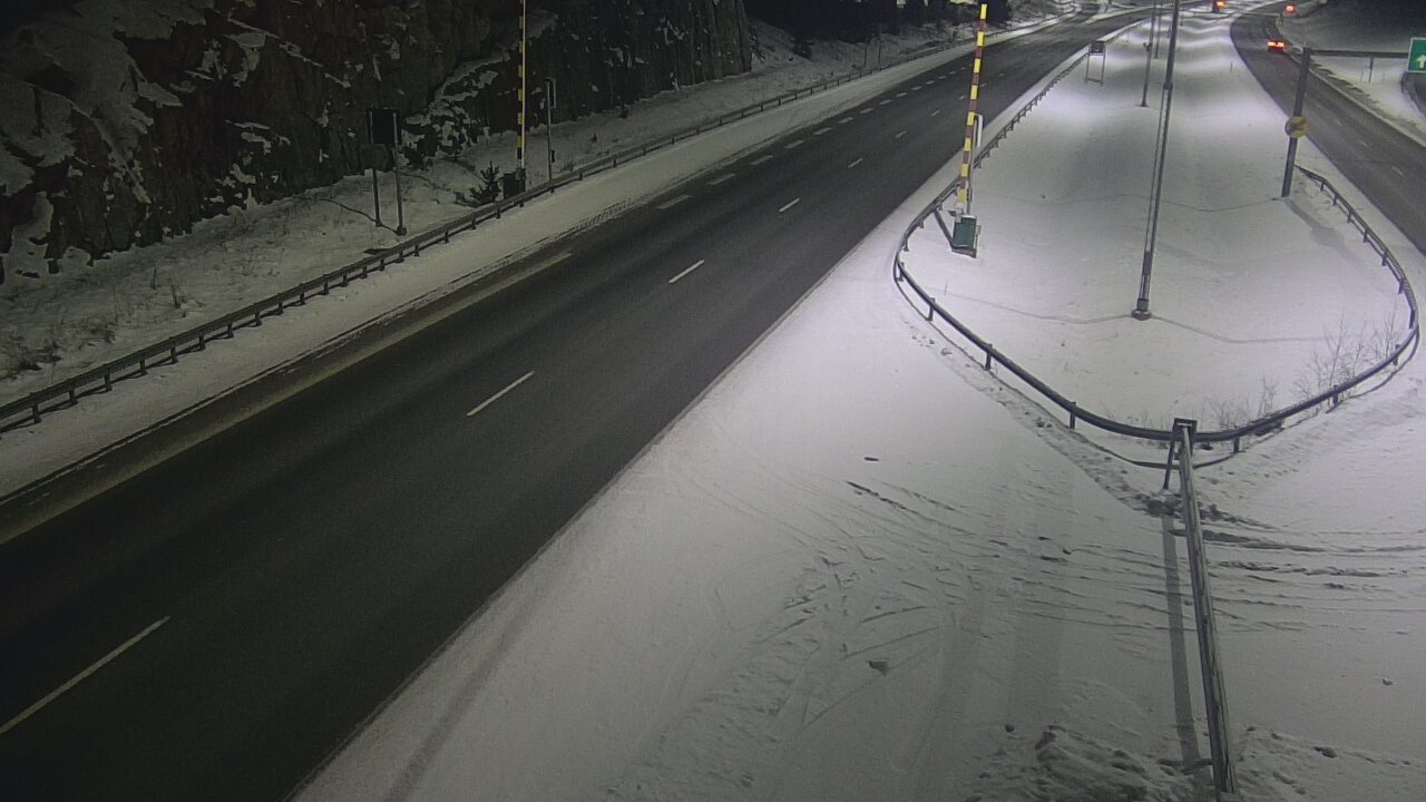 Weather Camera Image Väg 1 Salo, Isokylän tunneli, bom öst, Salo, Varsinais-Suomi