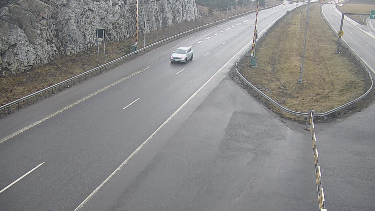 Weather Camera Image Road 1 Salo, Isokylä tunneli, boom east, Salo, Varsinais-Suomi