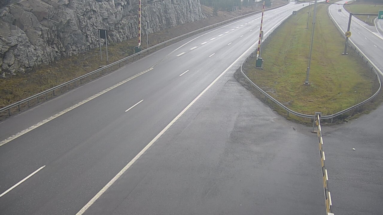 Weather Camera Image Väg 1 Salo, Isokylän tunneli, bom öst, Salo, Varsinais-Suomi