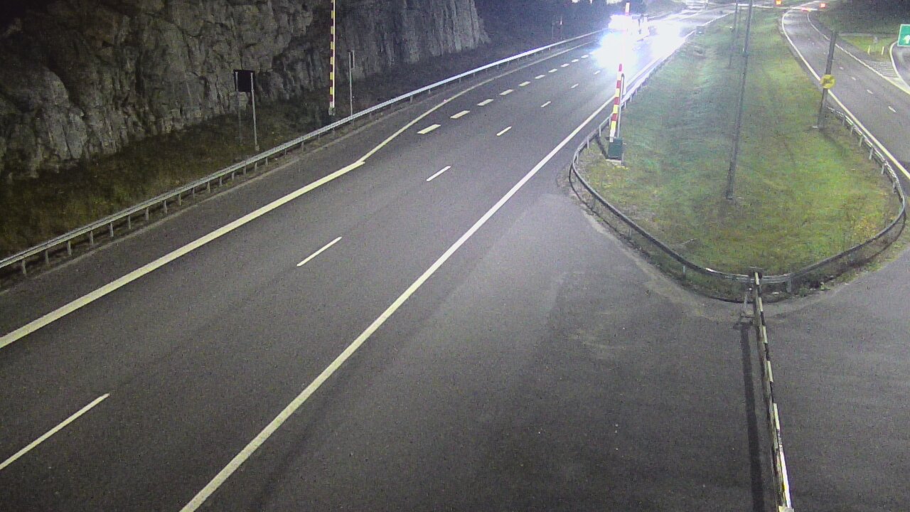 Kelikamerat Kuva Tie 1 Salo, Isokylän tunneli, puomi itä, Salo, Varsinais-Suomi