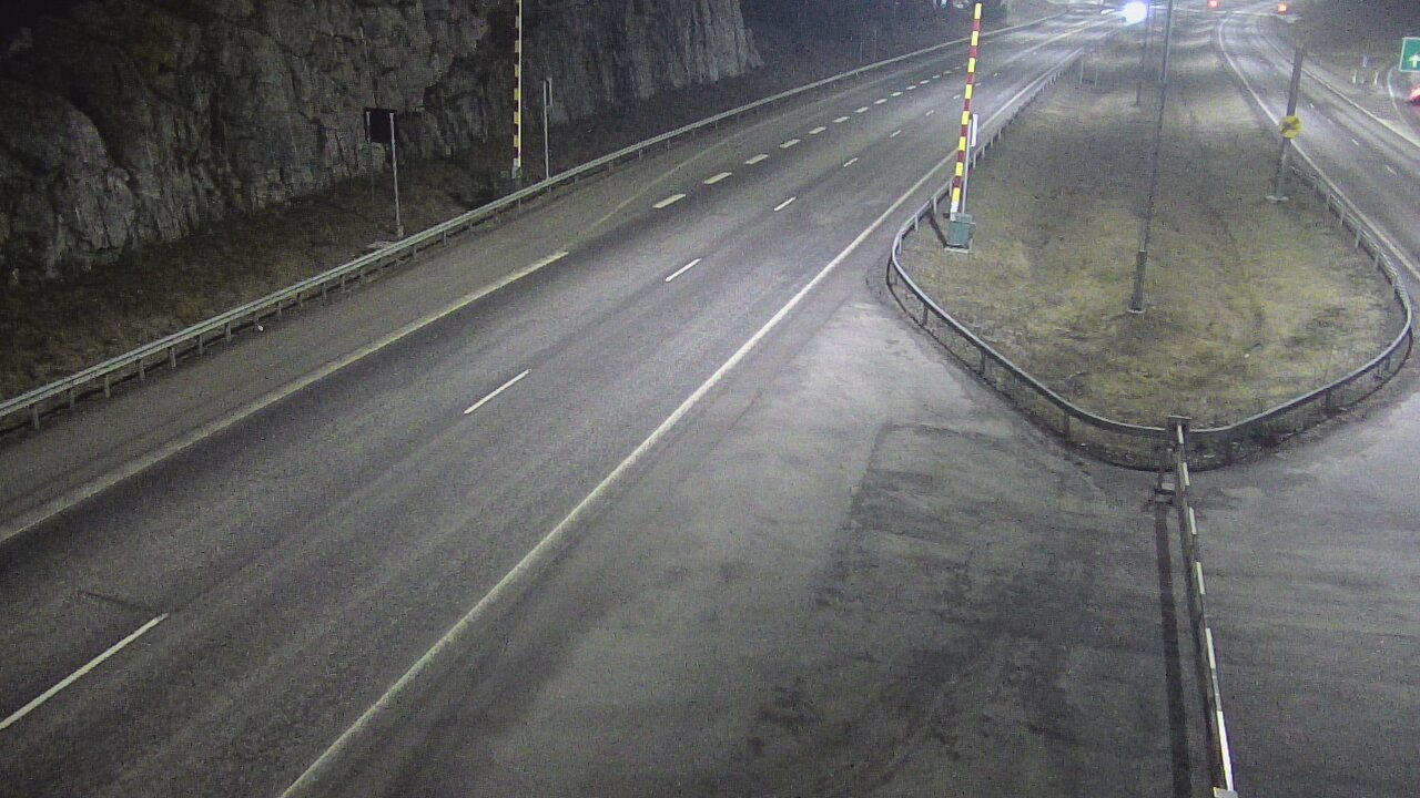 Kelikamerat Kuva Tie 1 Salo, Isokylän tunneli, puomi itä, Salo, Varsinais-Suomi